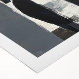 Minimalist Abstract Figurative Wall Art – Modern Monochrome Design