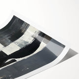 Minimalist Abstract Figurative Wall Art – Modern Monochrome Design