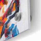 Colorful Abstract Figurative Wall Art – Expressive Guitarist Painting