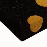 Elegant Abstract Figurative Wall Art – Gold Accented Modern Painting