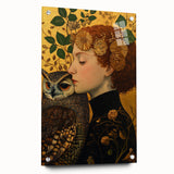 Elegant Abstract Figurative Wall Art – Golden Nature-Inspired Painting