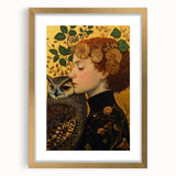 Elegant Abstract Figurative Wall Art – Golden Nature-Inspired Painting