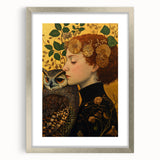 Elegant Abstract Figurative Wall Art – Golden Nature-Inspired Painting