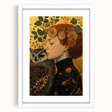 Elegant Abstract Figurative Wall Art – Golden Nature-Inspired Painting