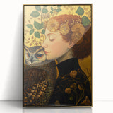 Elegant Abstract Figurative Wall Art – Golden Nature-Inspired Painting