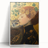 Elegant Abstract Figurative Wall Art – Golden Nature-Inspired Painting