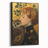 Elegant Abstract Figurative Wall Art – Golden Nature-Inspired Painting