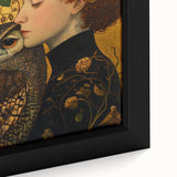 Elegant Abstract Figurative Wall Art – Golden Nature-Inspired Painting