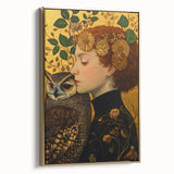 Elegant Abstract Figurative Wall Art – Golden Nature-Inspired Painting