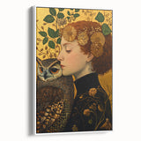 Elegant Abstract Figurative Wall Art – Golden Nature-Inspired Painting