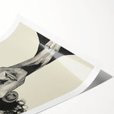 Minimalist Abstract Figurative Wall Art – Expressive Monochrome Design