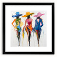 Colorful Abstract Figurative Wall Art – Vibrant Fashion-Inspired Design