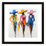Colorful Abstract Figurative Wall Art – Vibrant Fashion-Inspired Design