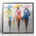 Colorful Abstract Figurative Wall Art – Vibrant Fashion-Inspired Design