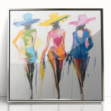 Colorful Abstract Figurative Wall Art – Vibrant Fashion-Inspired Design