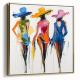 Colorful Abstract Figurative Wall Art – Vibrant Fashion-Inspired Design