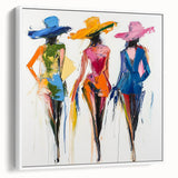 Colorful Abstract Figurative Wall Art – Vibrant Fashion-Inspired Design