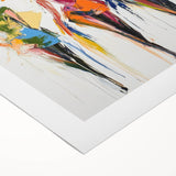 Colorful Abstract Figurative Wall Art – Vibrant Fashion-Inspired Design