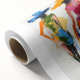 Colorful Abstract Figurative Wall Art – Vibrant Fashion-Inspired Design