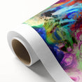 Bold Abstract Wall Art Collection – Vivid Neon Swirl Explosion