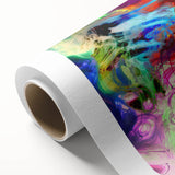 Bold Abstract Wall Art Collection – Vivid Neon Swirl Explosion