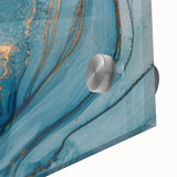 Elegant Abstract Art Designs – Royal Blue & Gold Wall Art