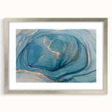Elegant Abstract Art Designs – Royal Blue & Gold Wall Art