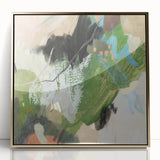 Earthen Harmony Abstracts - Expressive Abstract Art with Earth Tones