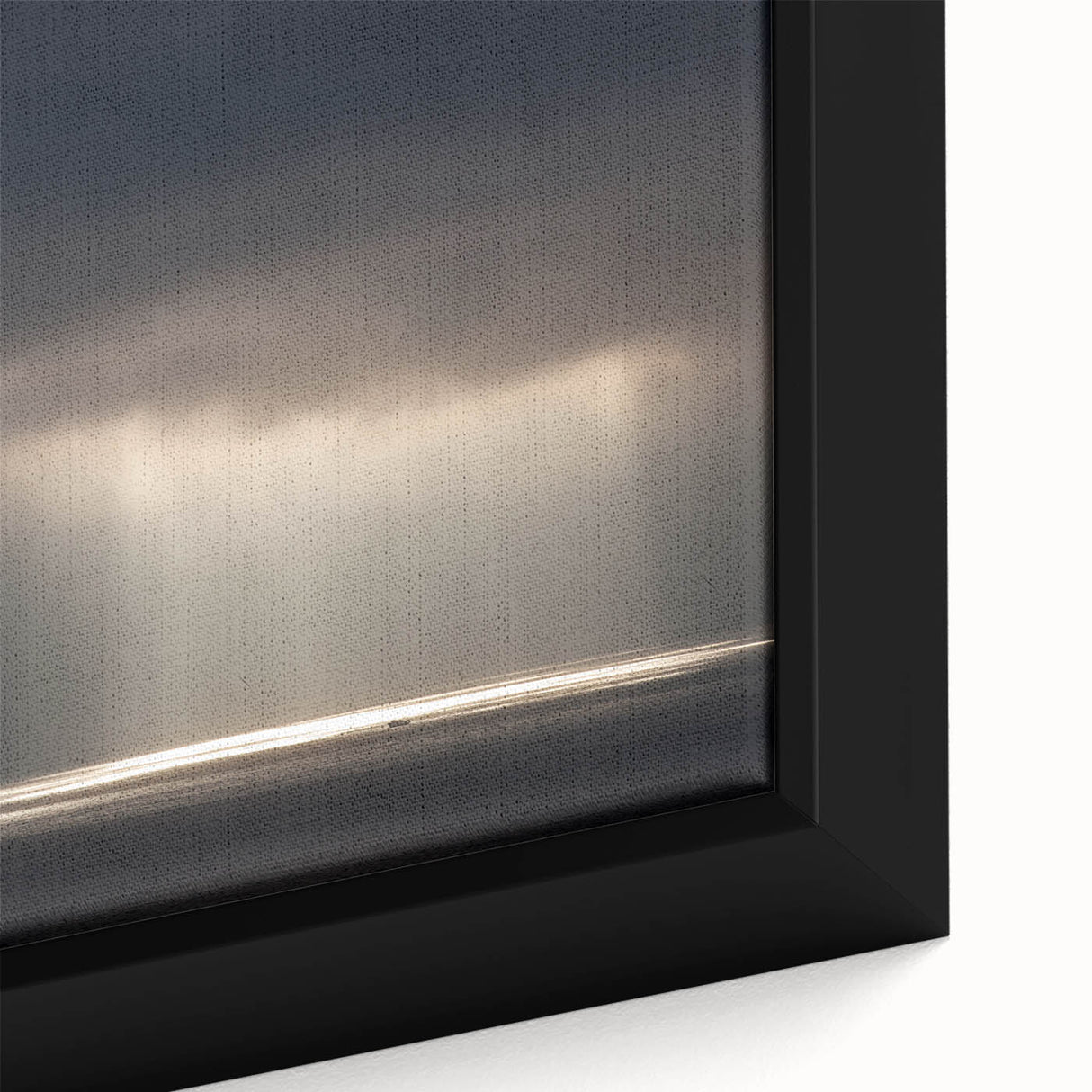 Black and White Minimalist Landscapes – Dramatic Ocean Light Print