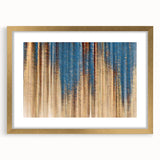 Elegant Moody Modern Wall Art – Abstract Blue & Beige Canvas Print