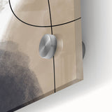 Modern Abstract Canvas Prints - Earthy Neutrals with Bold Flow