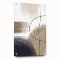 Modern Abstract Canvas Prints - Earthy Neutrals with Bold Flow