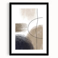 Modern Abstract Canvas Prints - Earthy Neutrals with Bold Flow