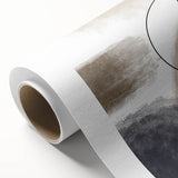 Modern Abstract Canvas Prints - Earthy Neutrals with Bold Flow