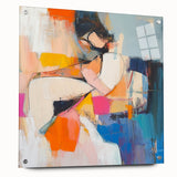 Colorful Abstract Figurative Wall Art – Modern Expressive Painting
