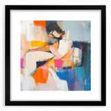 Colorful Abstract Figurative Wall Art – Modern Expressive Painting