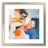 Colorful Abstract Figurative Wall Art – Modern Expressive Painting