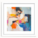 Colorful Abstract Figurative Wall Art – Modern Expressive Painting