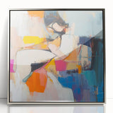 Colorful Abstract Figurative Wall Art – Modern Expressive Painting