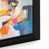 Colorful Abstract Figurative Wall Art – Modern Expressive Painting