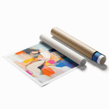 Colorful Abstract Figurative Wall Art – Modern Expressive Painting