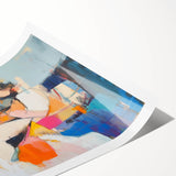 Colorful Abstract Figurative Wall Art – Modern Expressive Painting