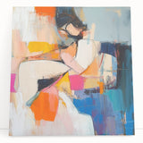 Colorful Abstract Figurative Wall Art – Modern Expressive Painting