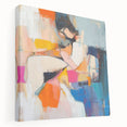 Colorful Abstract Figurative Wall Art – Modern Expressive Painting