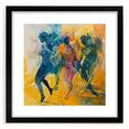 Contemporary Figurative Canvas Art – Expressive Dance Movement