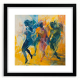 Contemporary Figurative Canvas Art – Expressive Dance Movement