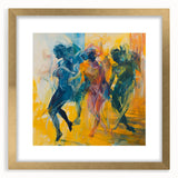 Contemporary Figurative Canvas Art – Expressive Dance Movement