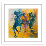 Contemporary Figurative Canvas Art – Expressive Dance Movement