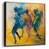 Contemporary Figurative Canvas Art – Expressive Dance Movement