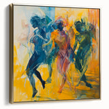 Contemporary Figurative Canvas Art – Expressive Dance Movement